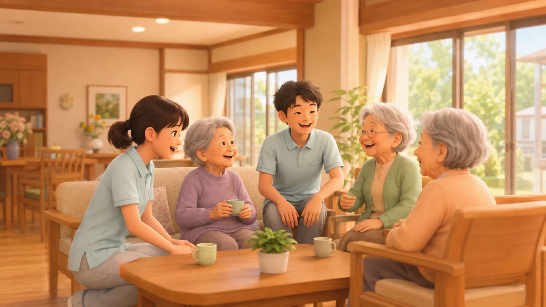写真 / 職員と利用者の様子 1600×600